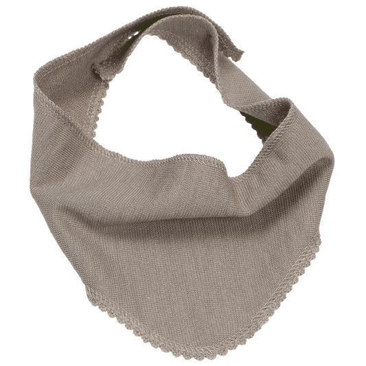 Reiff merino wol/zijde driehoek bandana savanne - de Wevershoek