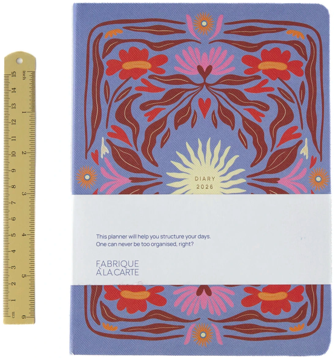 A-Journal Fabrique Diary 2026 - Sun Lavender
