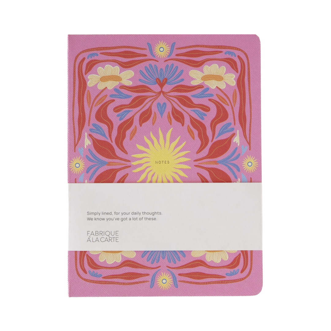 A-Journal Fabrique Notebook - Sun Pink