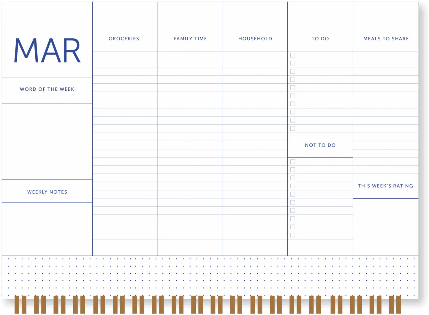 A-Journal Family Planner 2026 - Beige