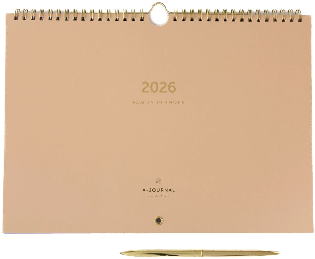 A-Journal Family Planner 2026 - Beige