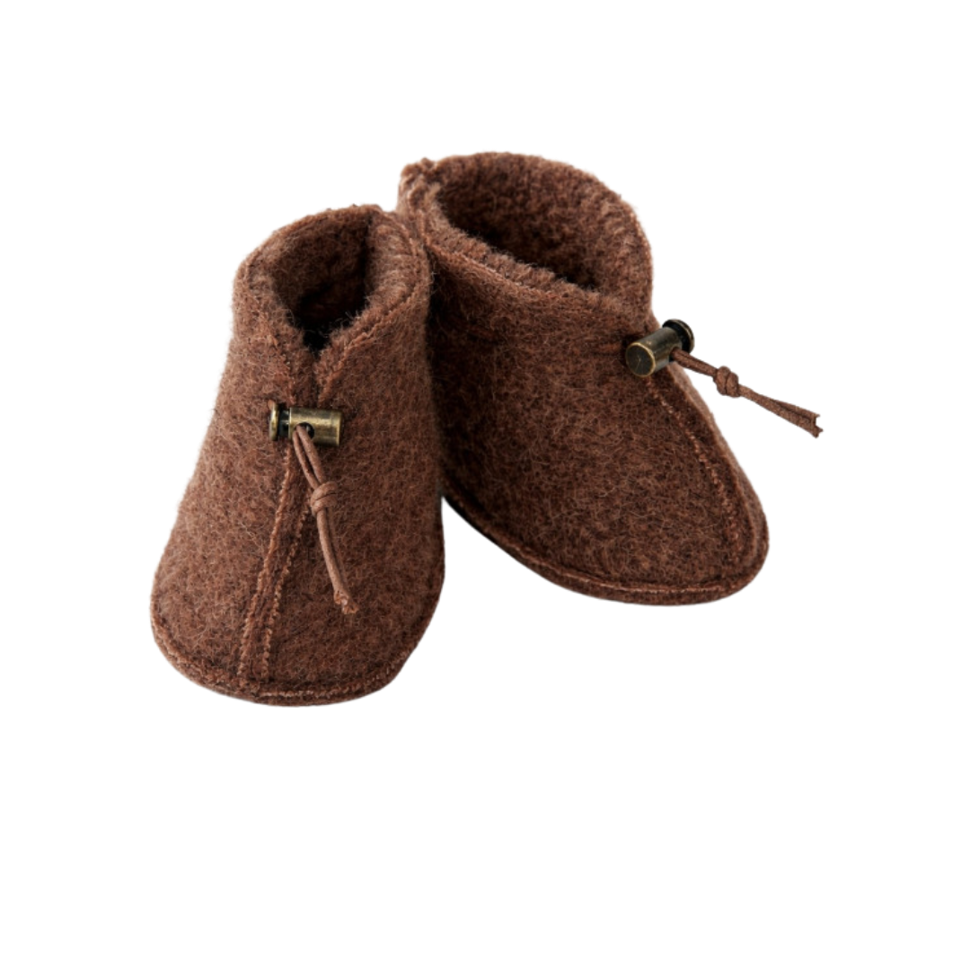 Alwero baby slofjes Emo - Choco