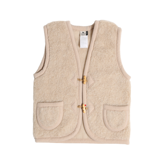 Alwero Alpen Junior Woll-Bodywarmer – English Tea