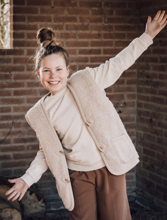 Alwero Alpen Junior Woll-Bodywarmer – English Tea