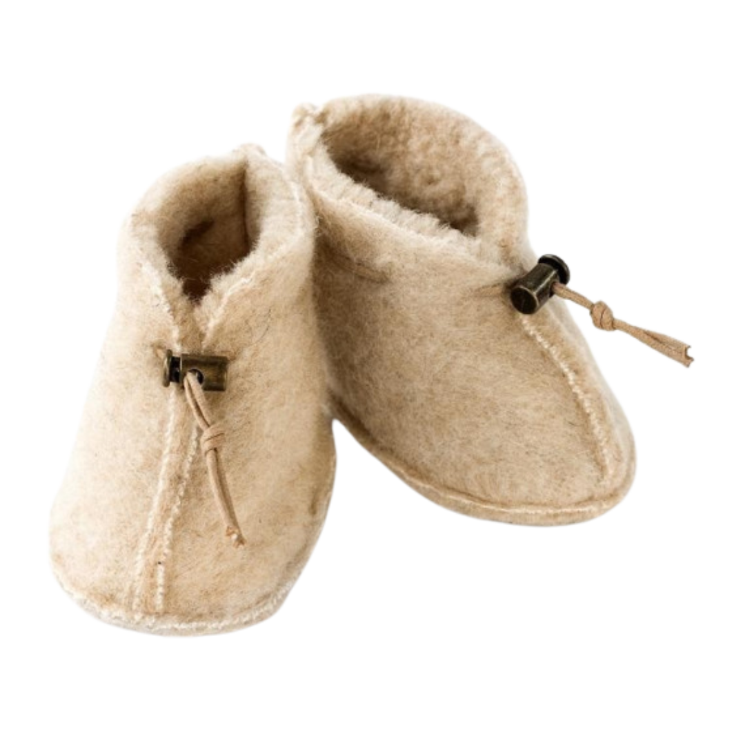 Alwero Babyhausschuhe Emo - Beige
