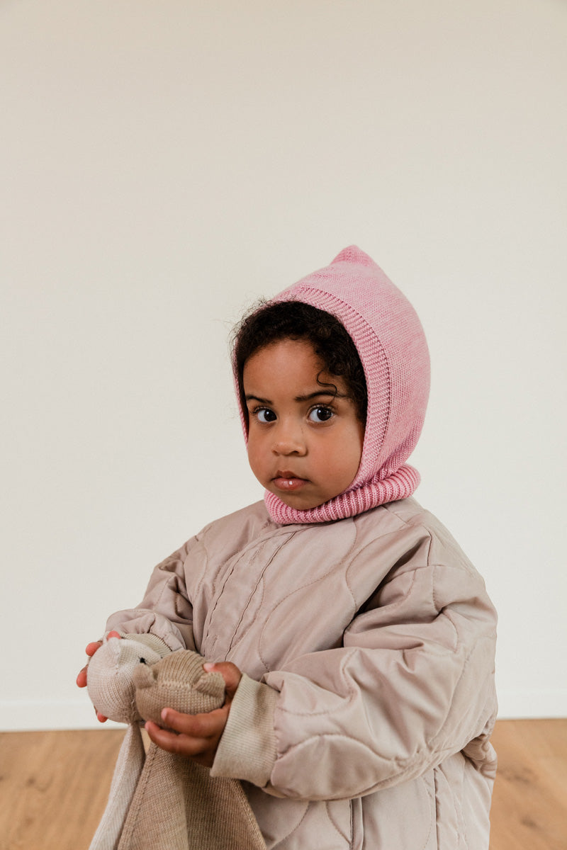 Hvid balaclava Eddy - Cotton candy