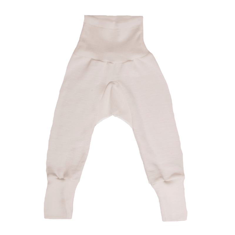 Cosilana Wolle/Seide Baby Leggings – Natur