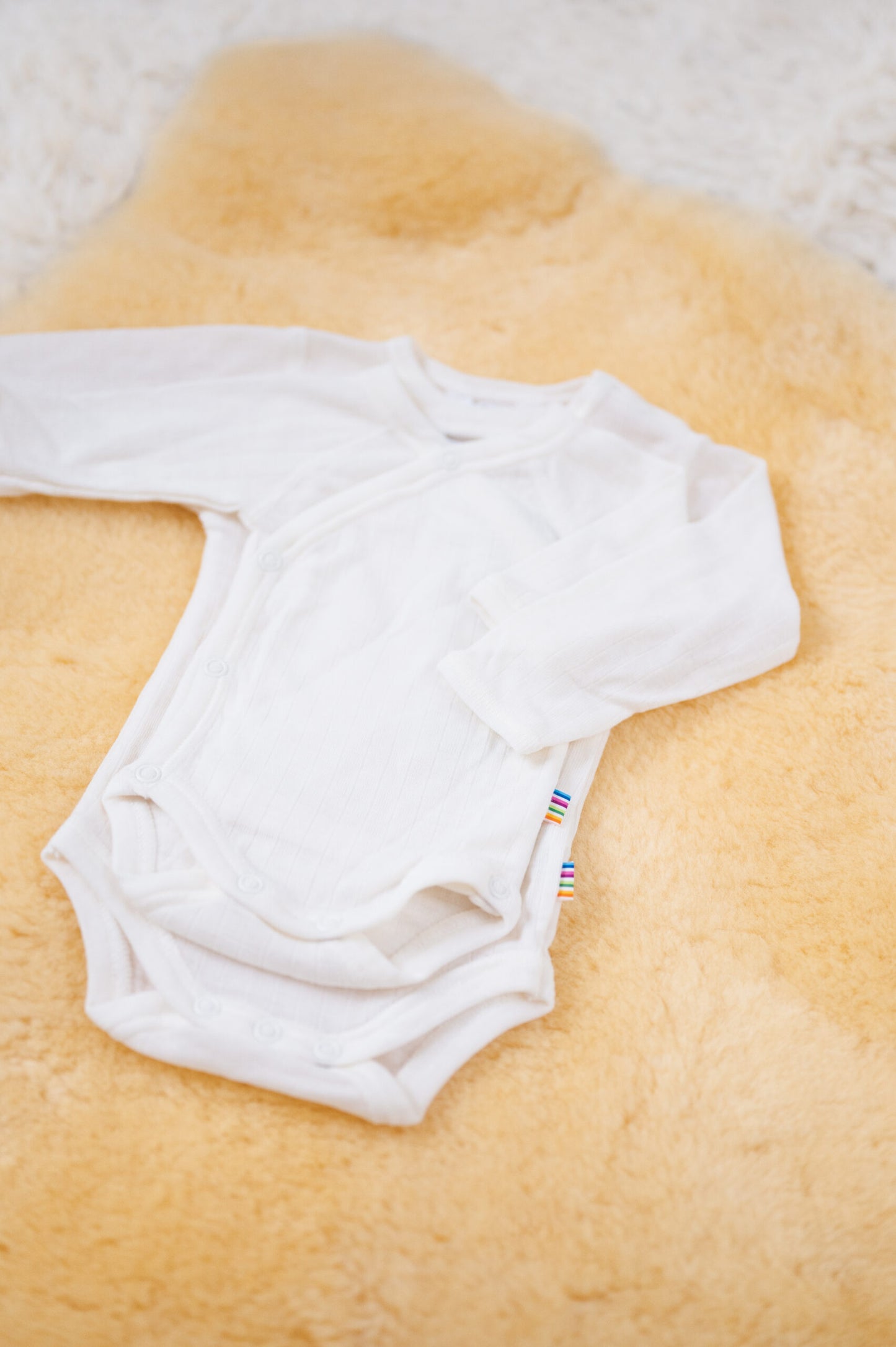 Joha Woll-Wickel-Strampler - Off-White