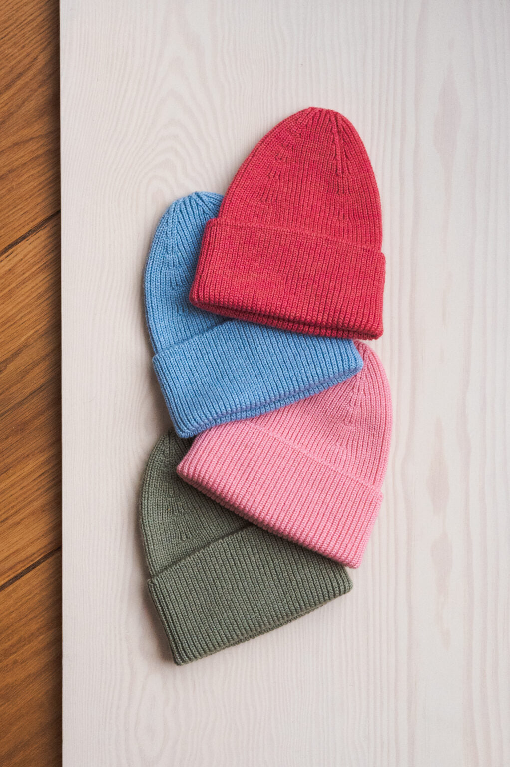 Hvid Mütze Fonzie Kinder - Hellblau