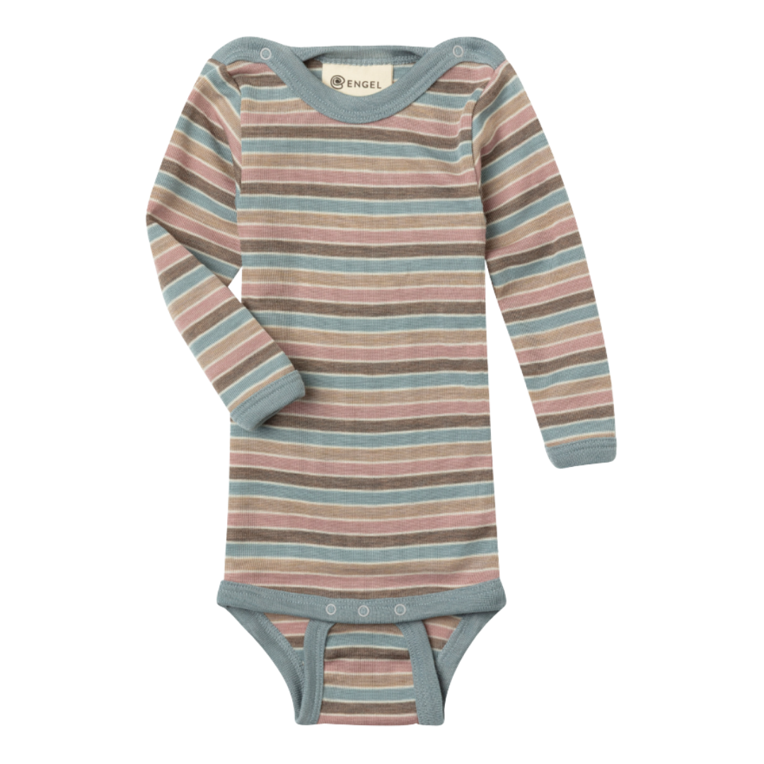 Engel Natur wol/zijde romper - Pastel