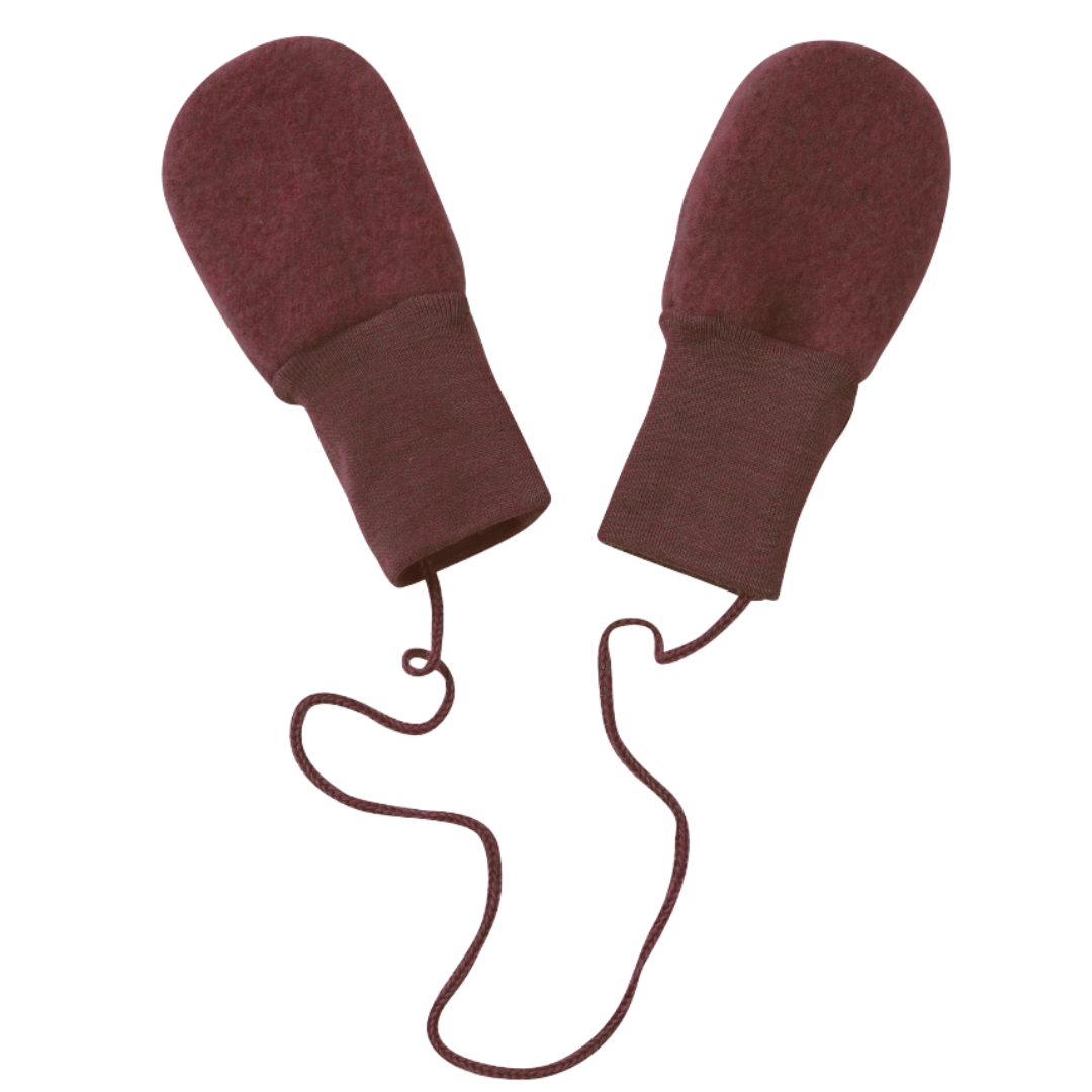 Engel Natur Wolffleece Babyfäustlinge - Sand