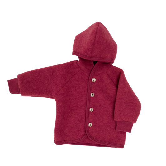 Engel Natur Wolffleecejacke - Jaspis Melange