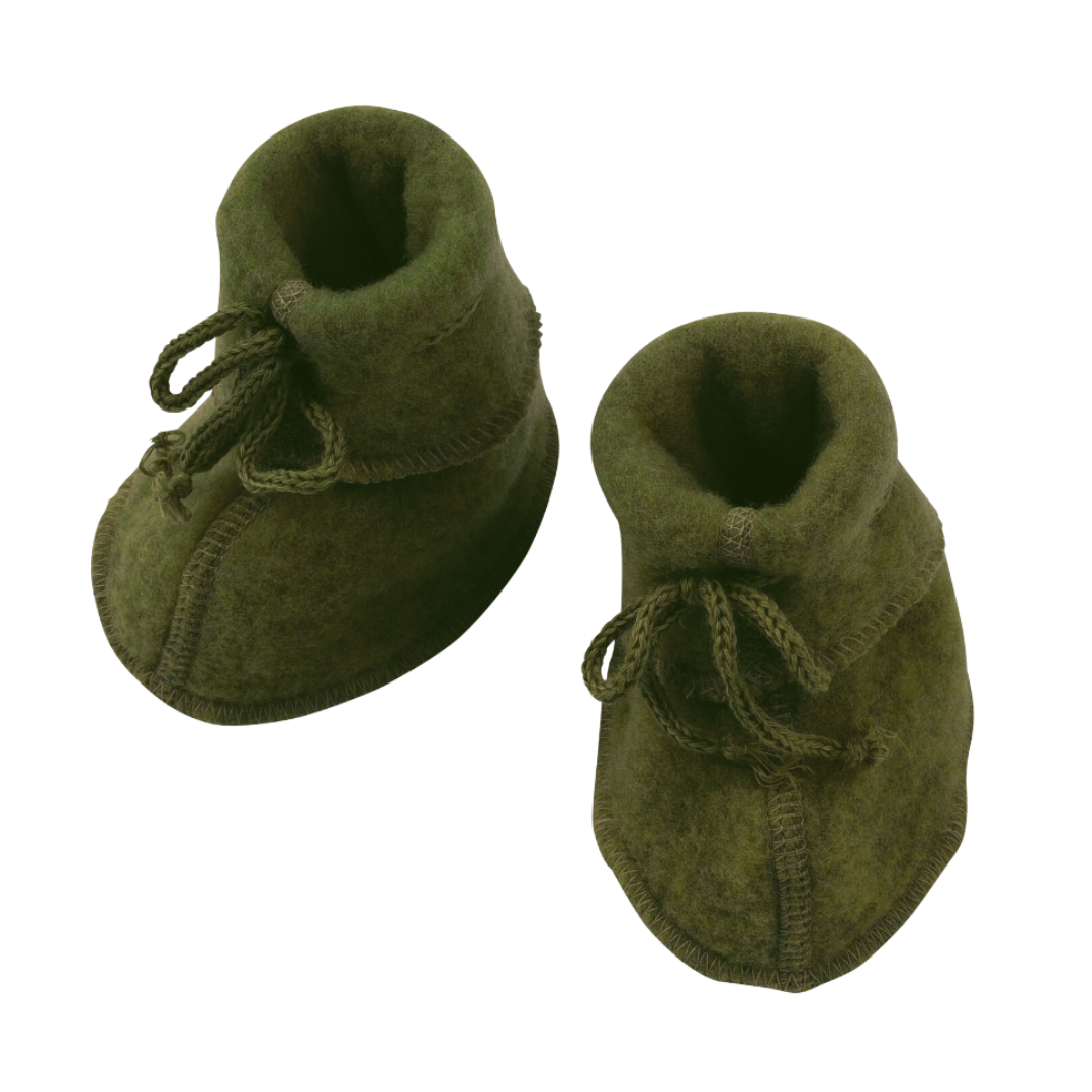 Engel Natur wolfleece babyslofjes - Reed