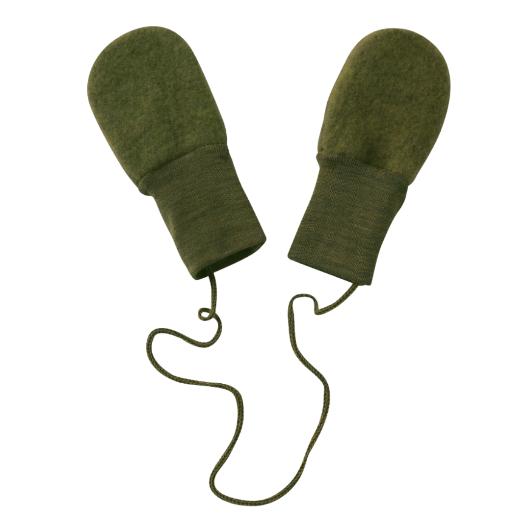 Engel Natur wolfleece baby wantjes - Reed