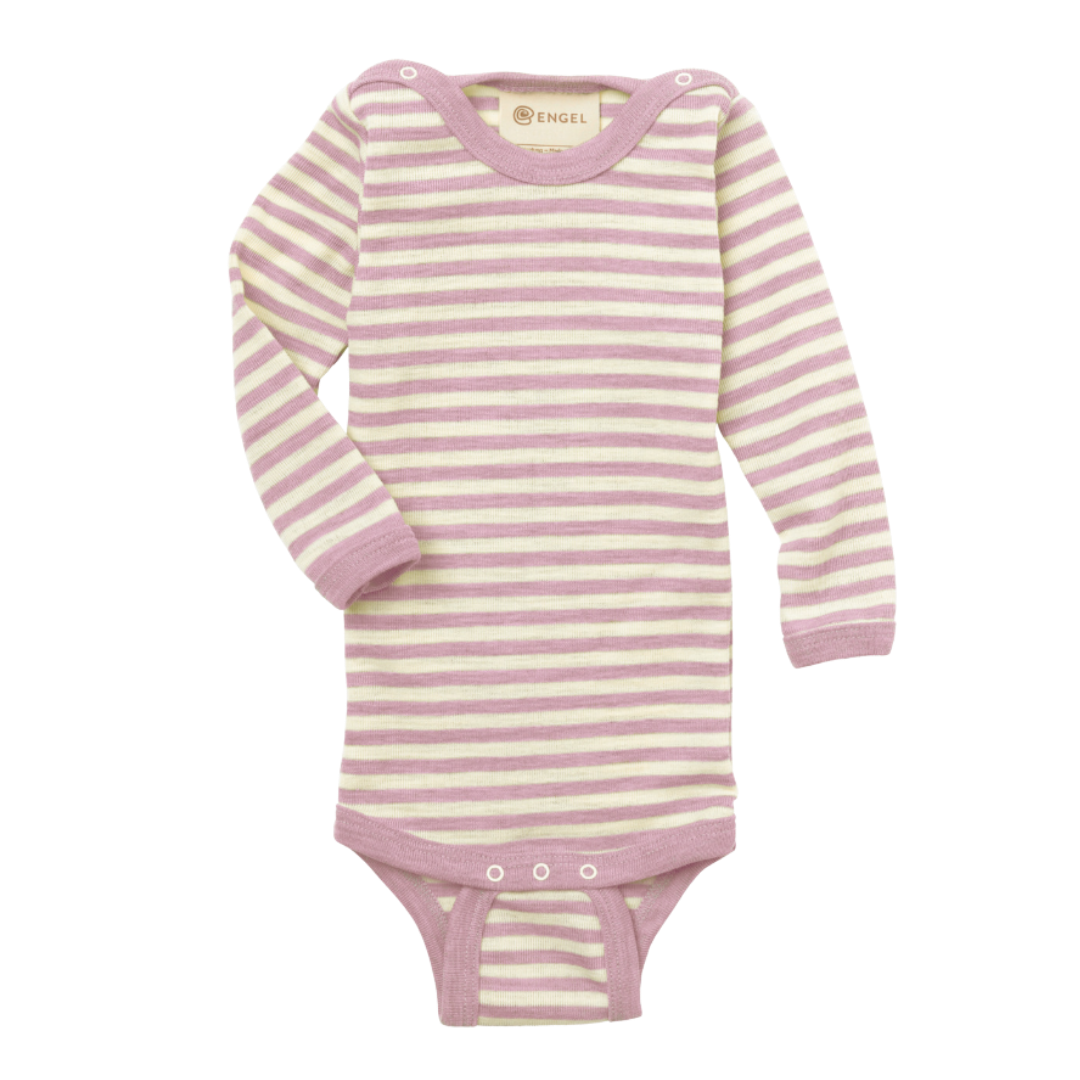 Engel Natur wollen romper - Rosewood / Natural