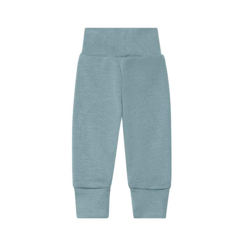 Engel Natur Frühchenhose Wolle/Seide - Mountain Blue