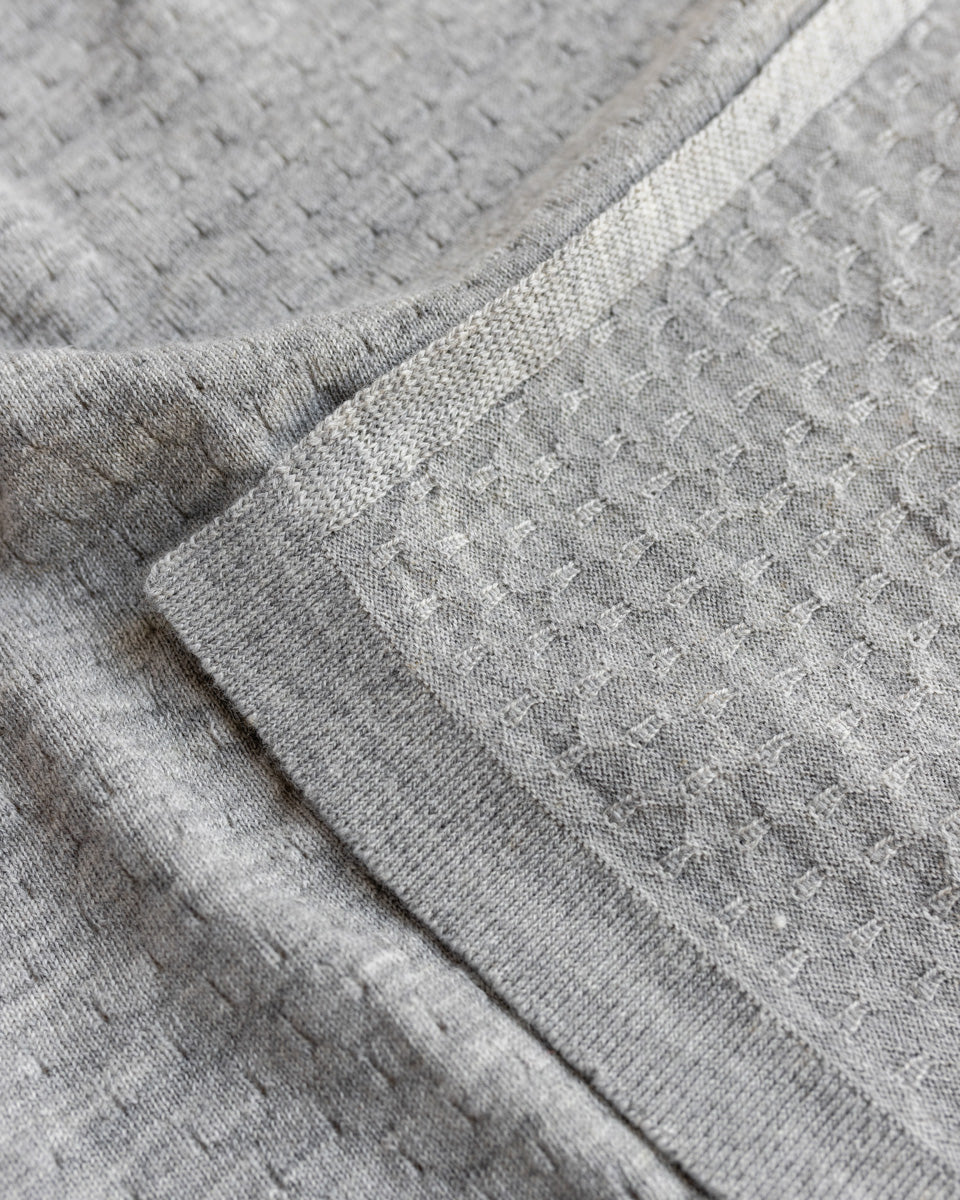 Hvid-Decke Frankie – Grau Melange