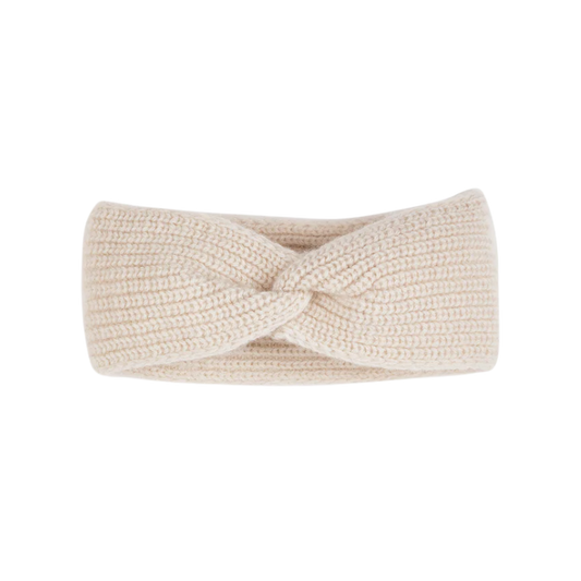 HALFEN Kaschmir Kinderstirnband mit Knoten - Beige