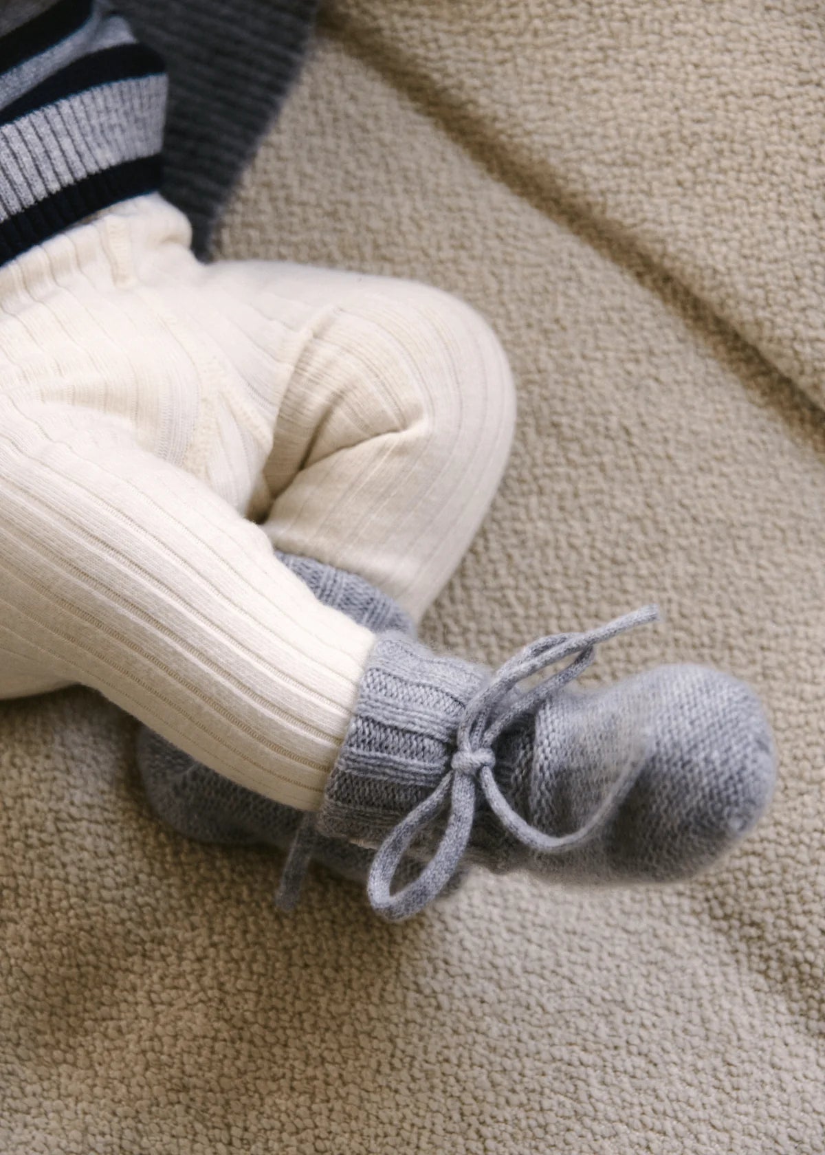 HOLMM. Cotton/cashmere tights Meo - Mashmallow