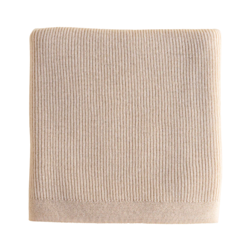 Hvid blanket Felix - Oat