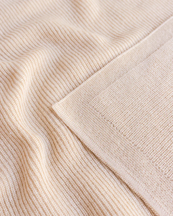 Hvid blanket Felix - Oat