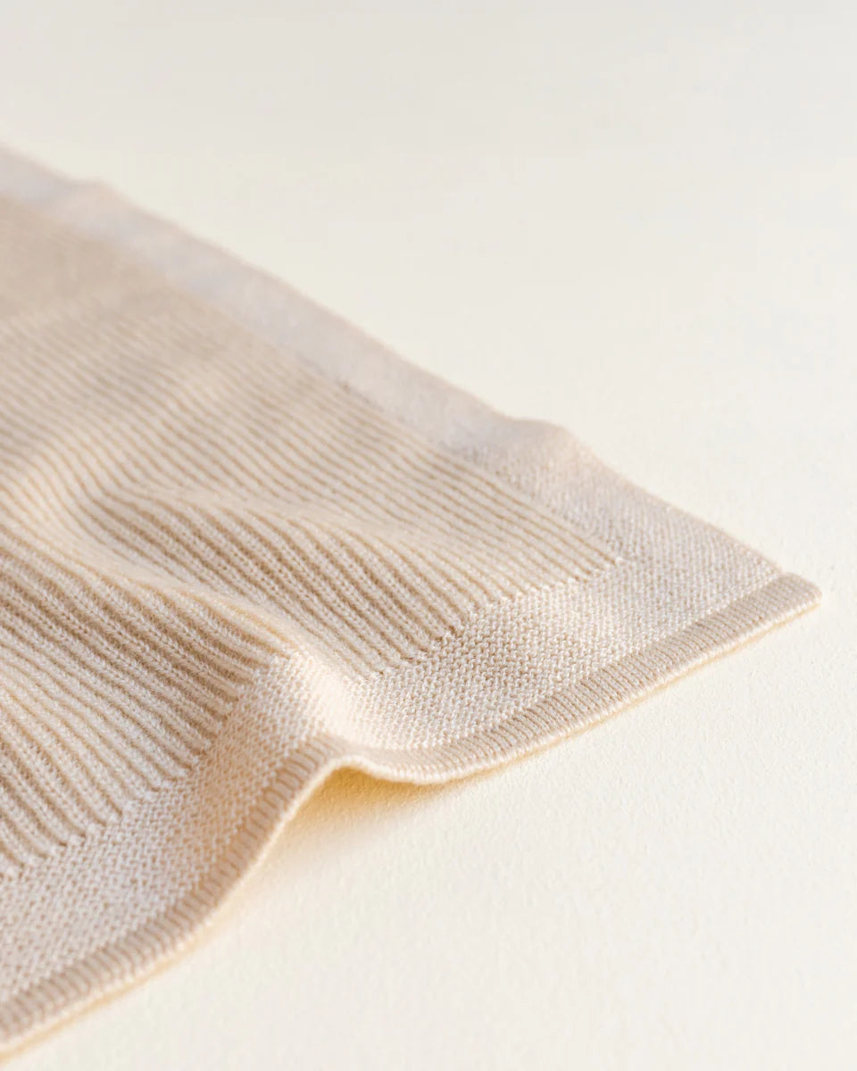 Hvid blanket Felix - Oat
