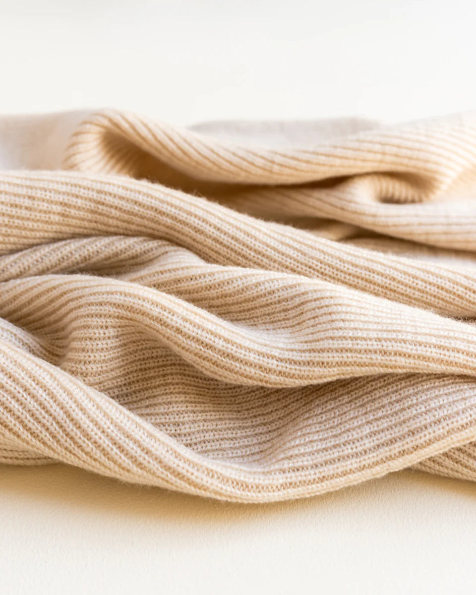 Hvid blanket Felix - Oat