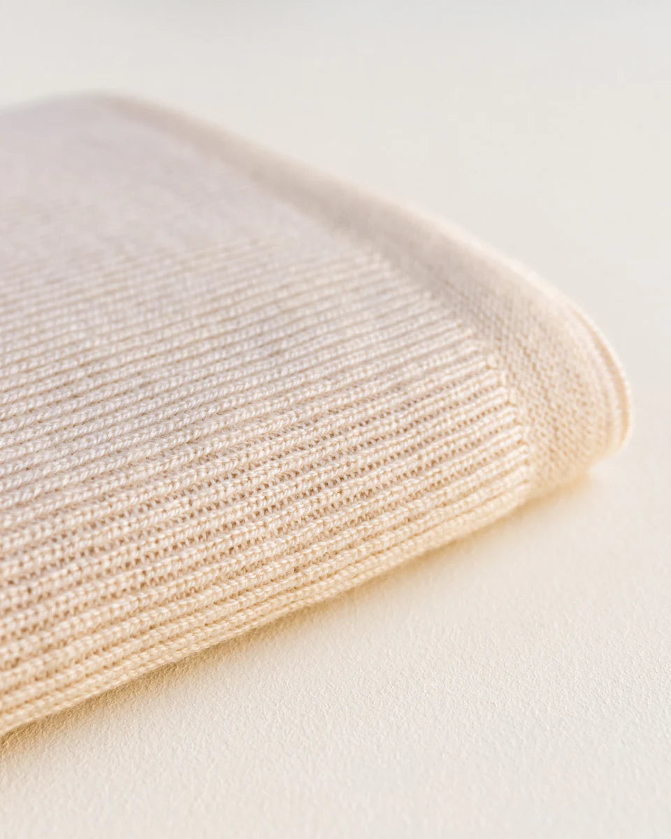 Hvid blanket Felix - Oat
