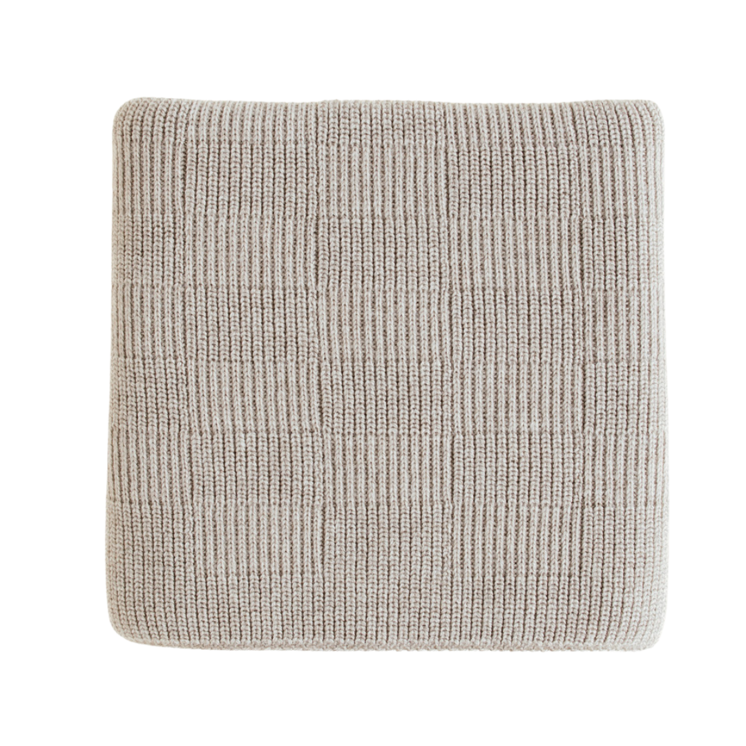 Hvid Decke Ivy - Pebble