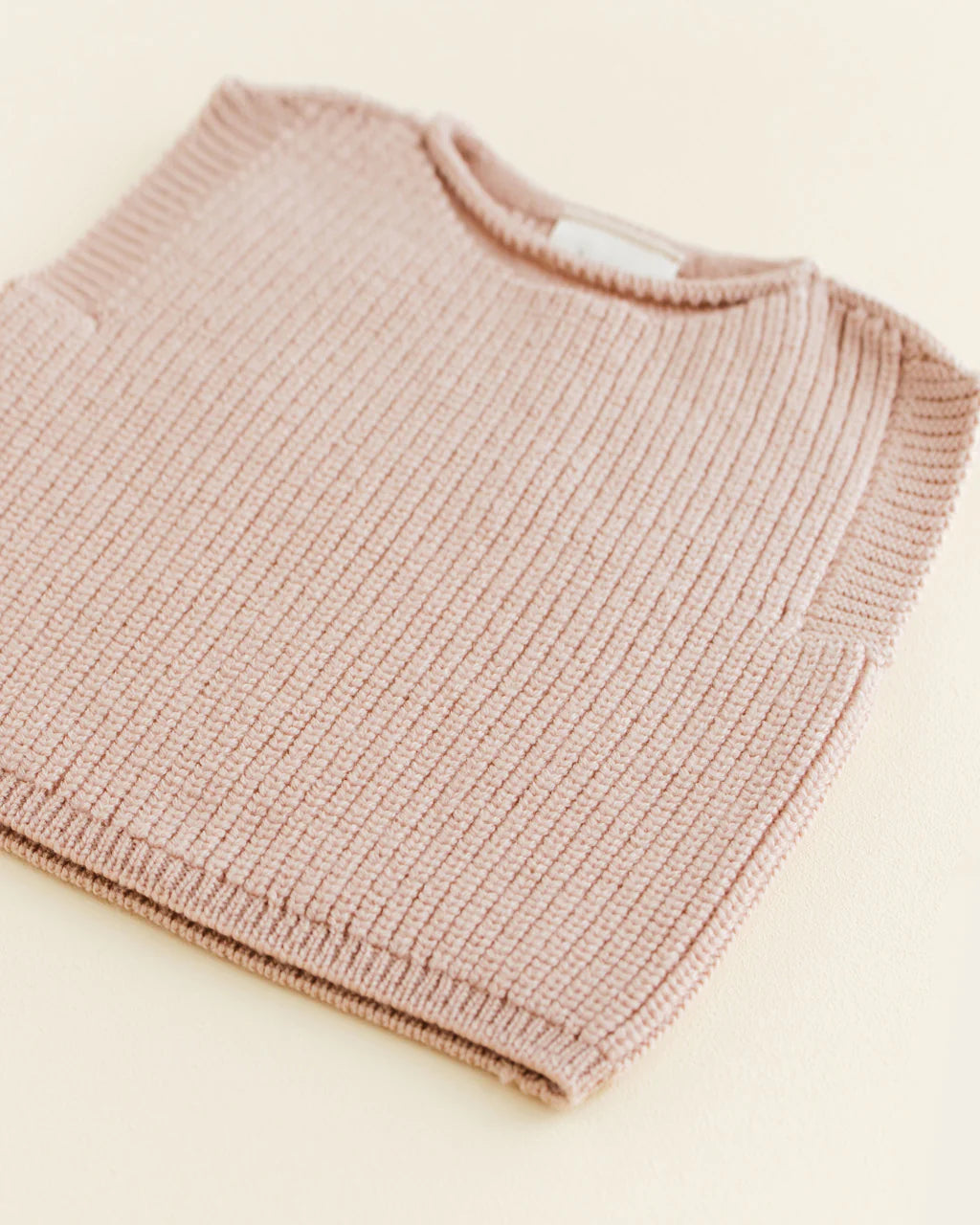 Hvid-Strickjacke Harvey Baby – Aprikose