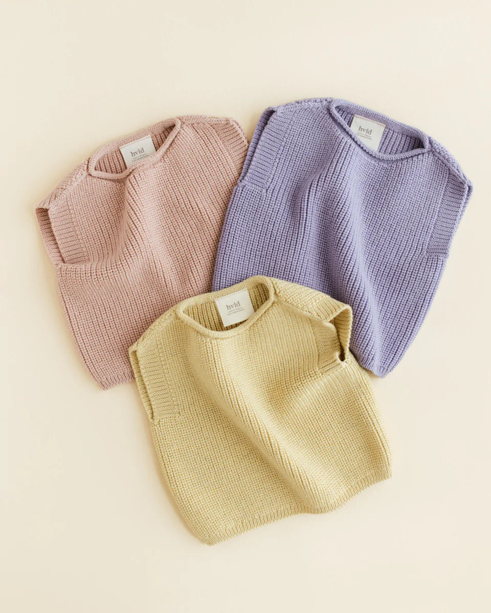 Hvid-Strickjacke Harvey Baby – Aprikose