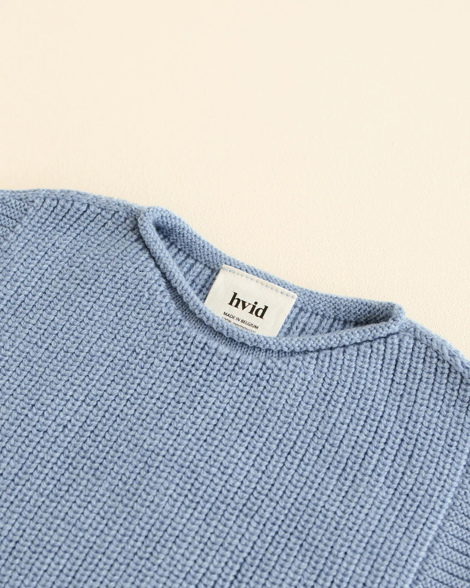 Hvid Weste Harvey Baby - Hellblau