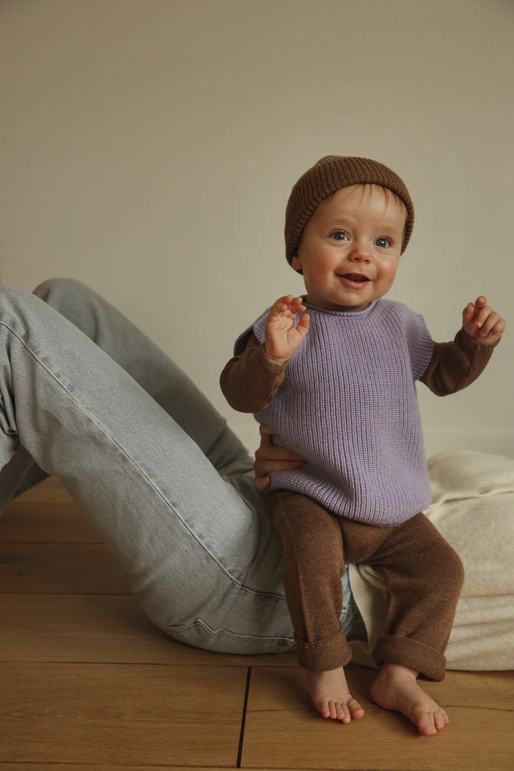 Helle Weste Harvey Baby - Lila
