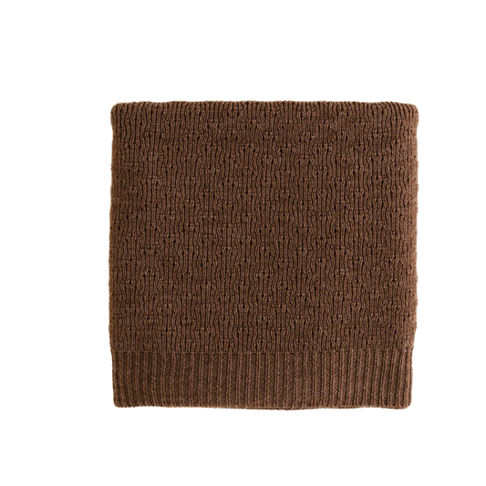 Hvid Decke Dora - Mokka