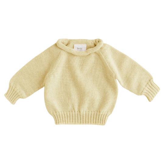 Hvid-Pullover Georgette - Creme