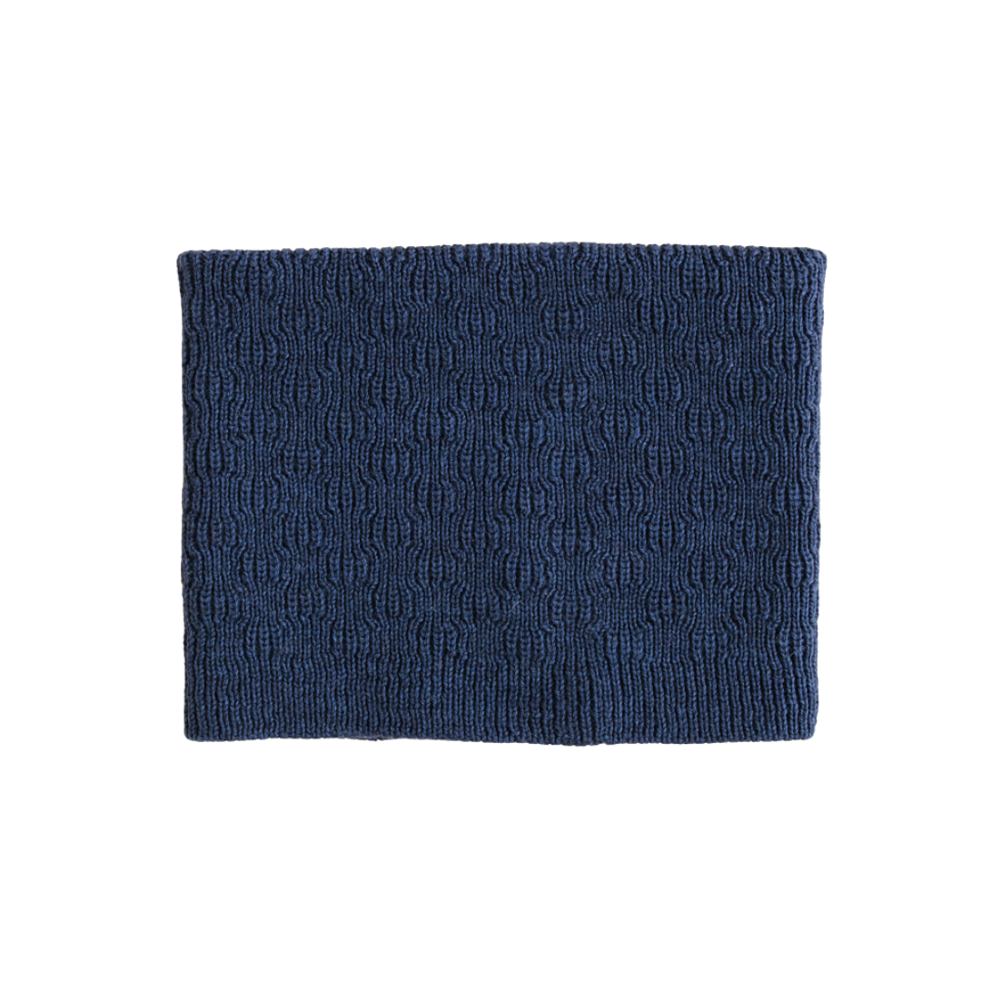 Hvid Schlauchschal Gigi - Blau