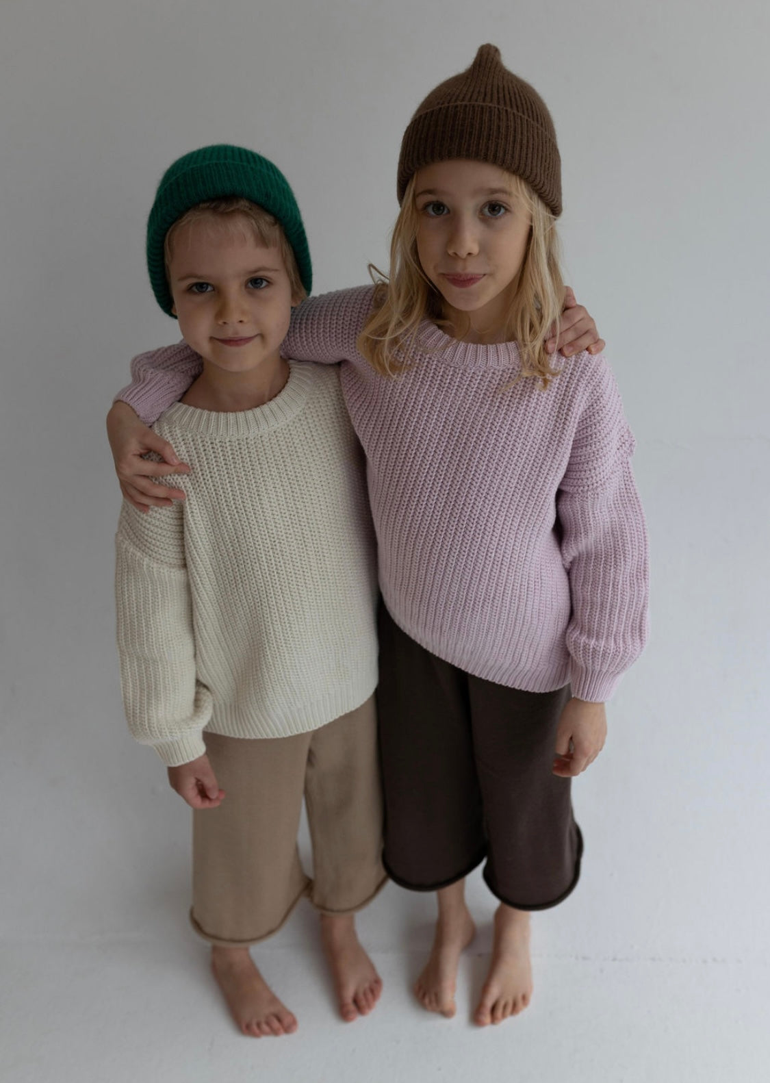 Lillé merino wool culotte pants - Beige