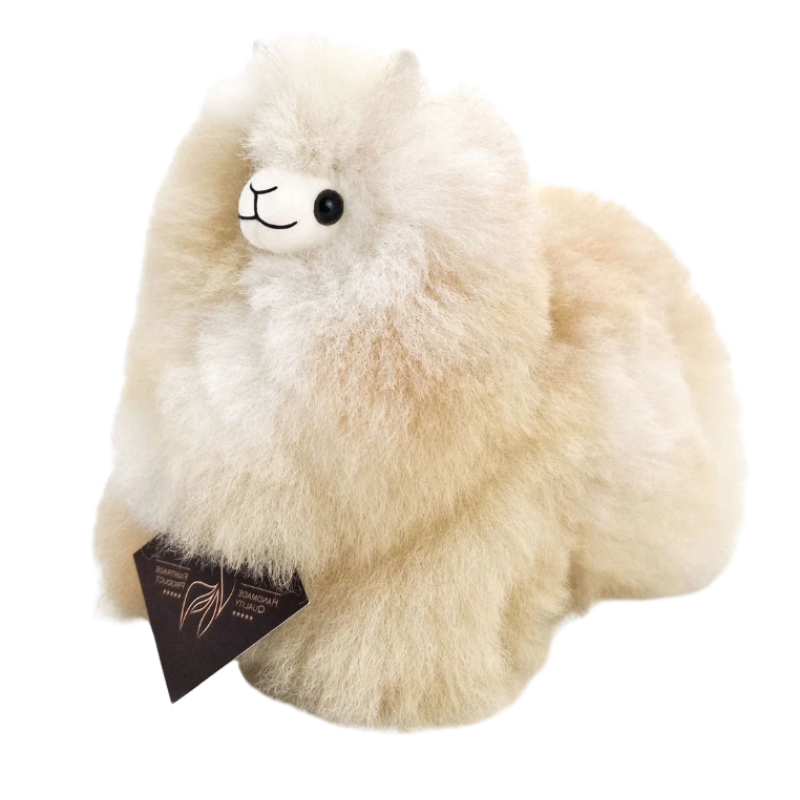 Inkari mini naturals alpaca knuffel in de kleur sahara - de Wevershoek