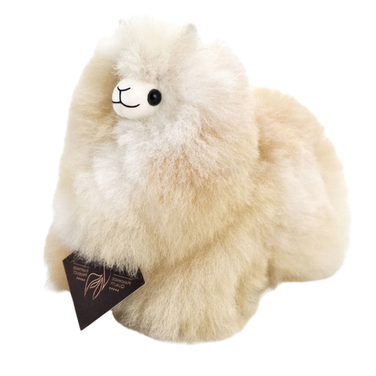 Inkari mini naturals alpaca knuffel in de kleur sahara - de Wevershoek