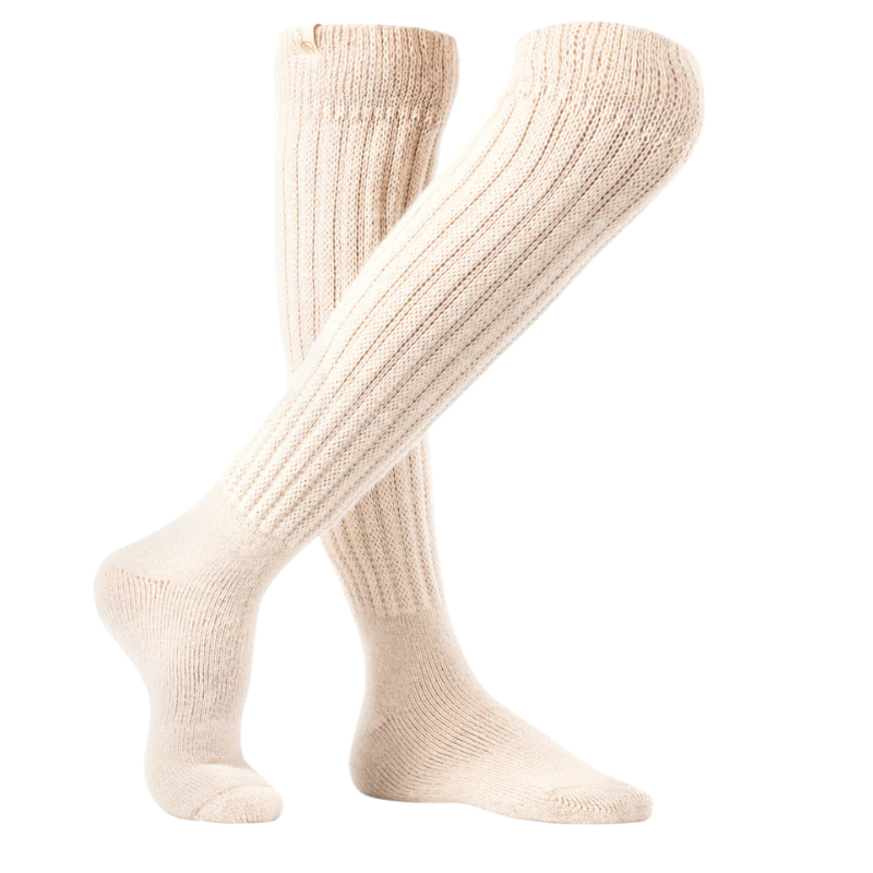 Inkari alpaca over-the-knee socks - Sahara