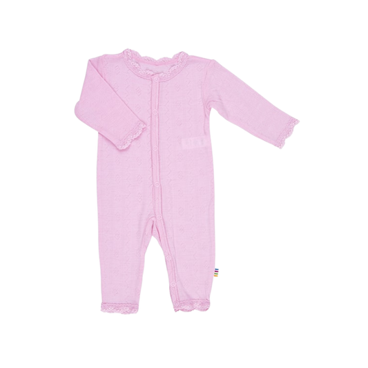 Joha Jumpsuit aus Wolle/Seide Pointelle – Prime Rose