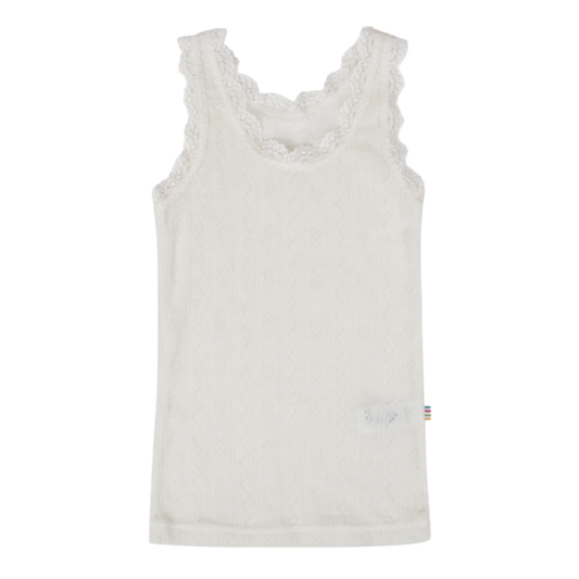 Joha Woll-/Seidenhemd Mädchen – Off white