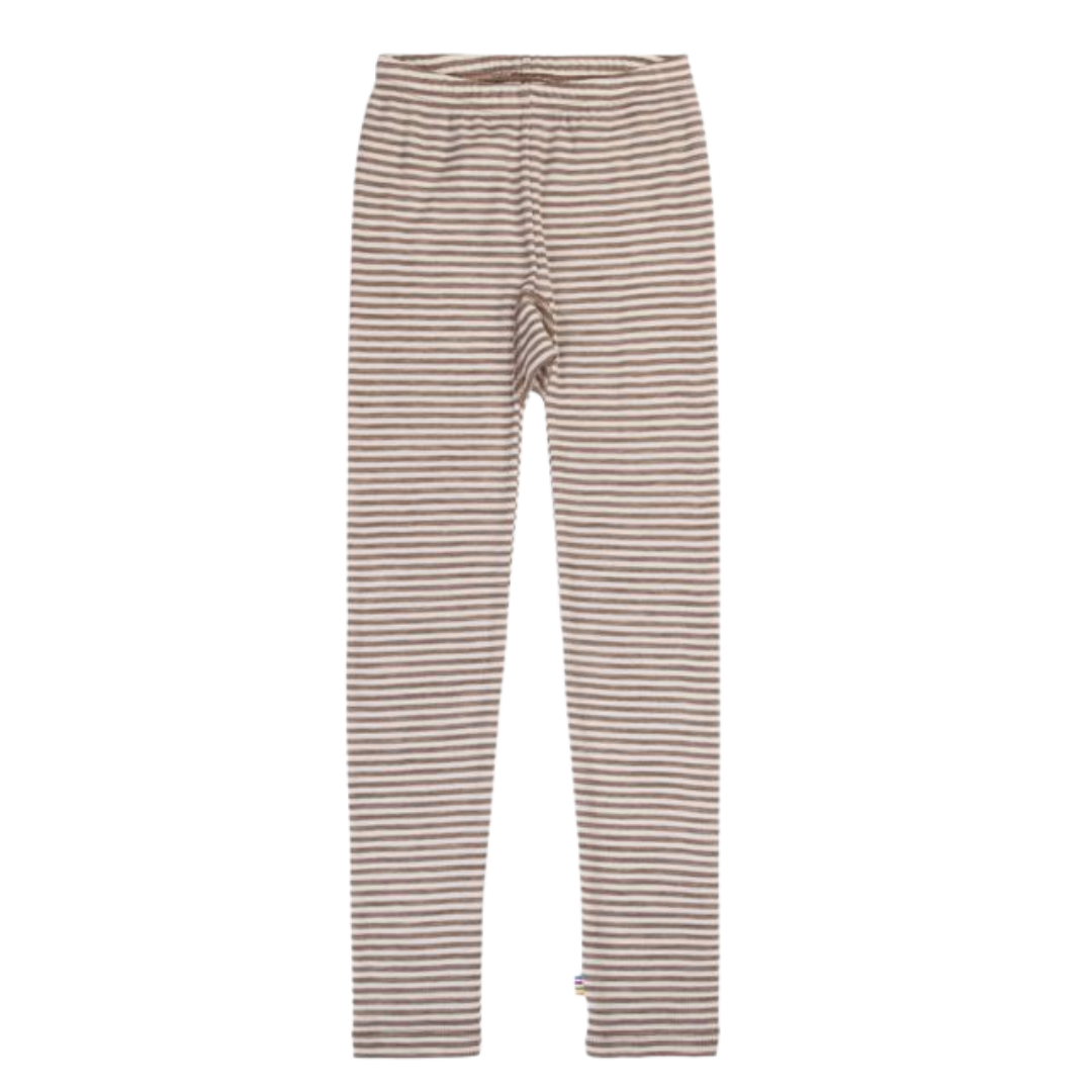 Joha Wol-/Seiden-Leggings - Dark Beige
