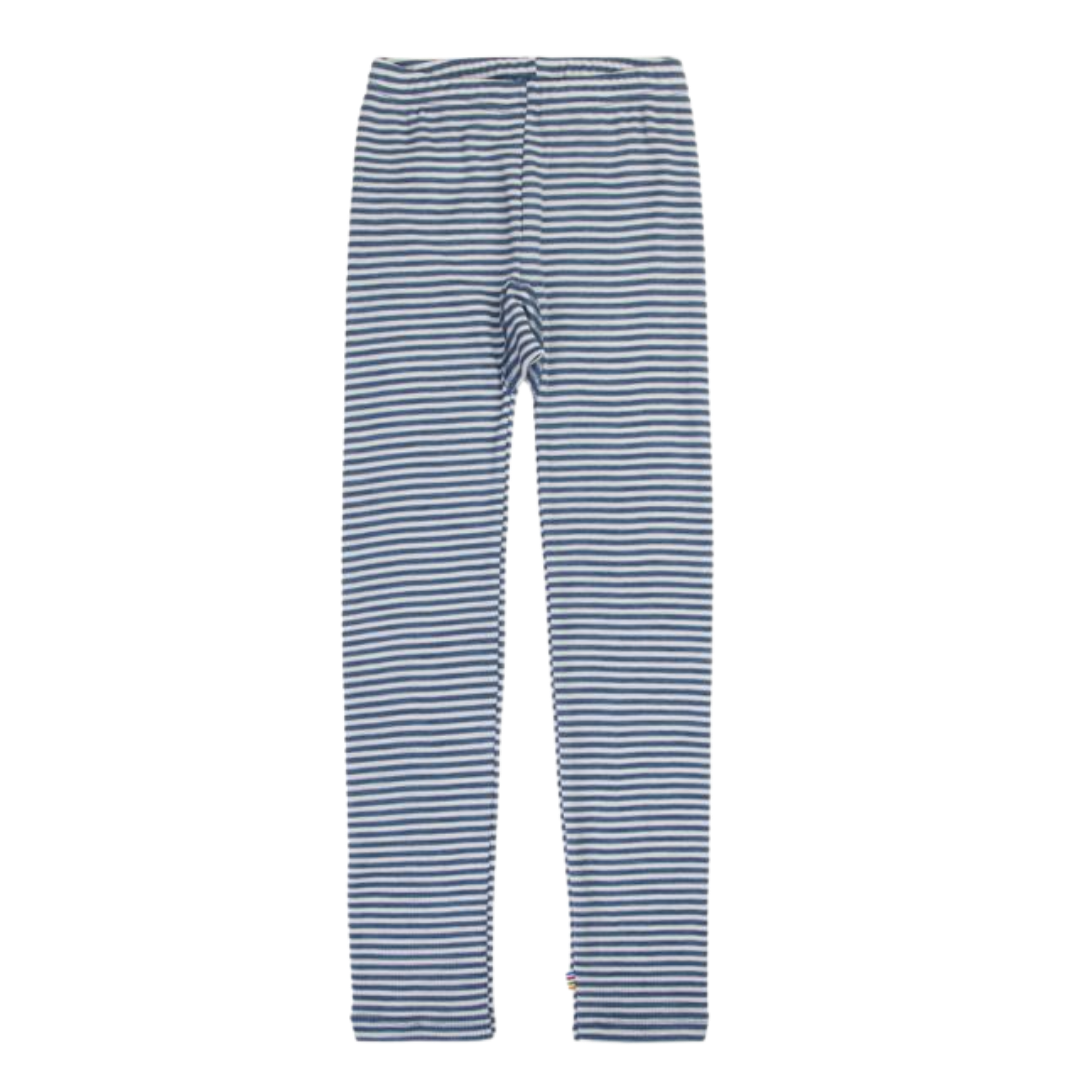 Joha Woll-/Seiden-Leggings - Blau