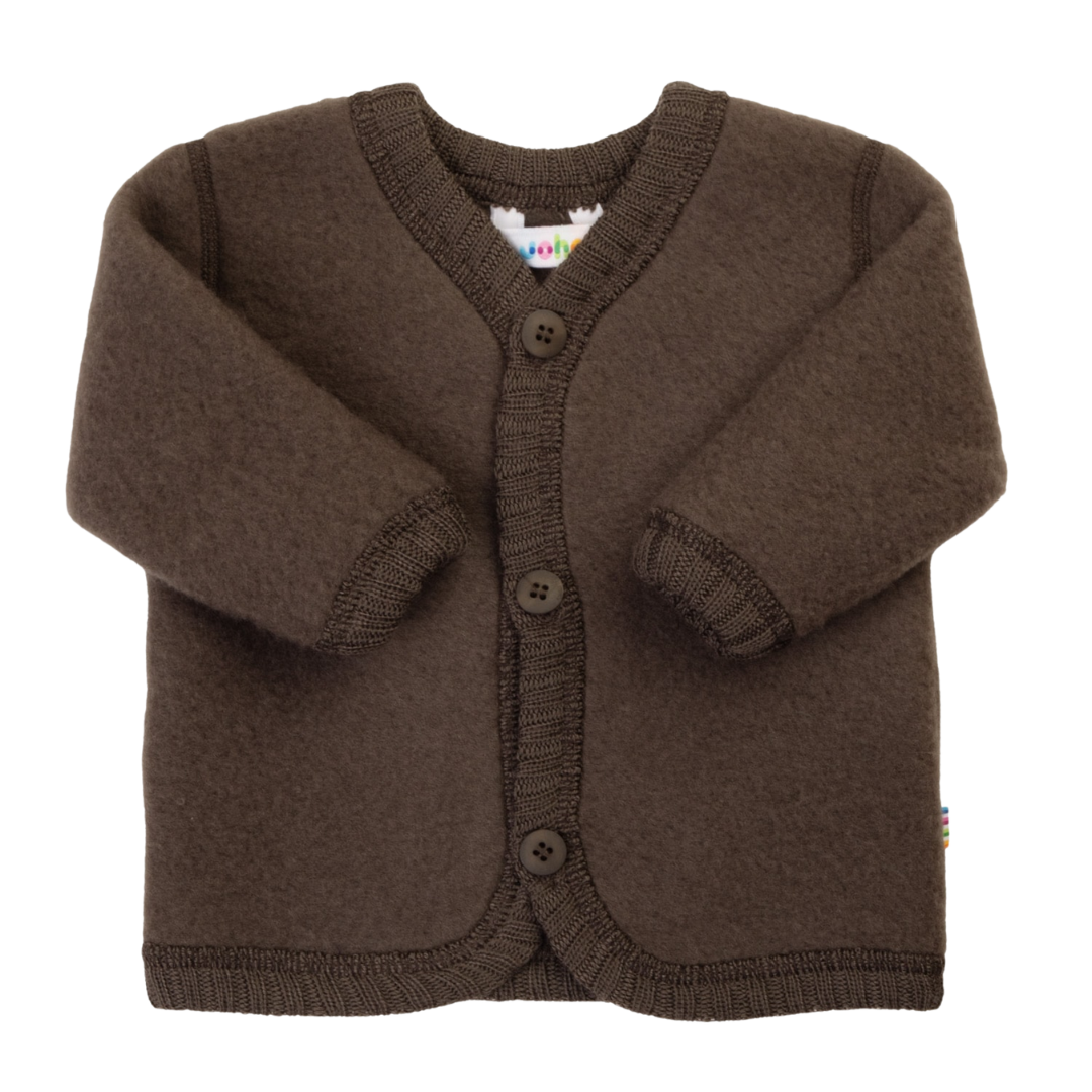 Joha wolfleece vest - Dark Brown