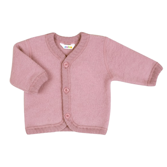 Joha Wolffleeceweste - Altrosa