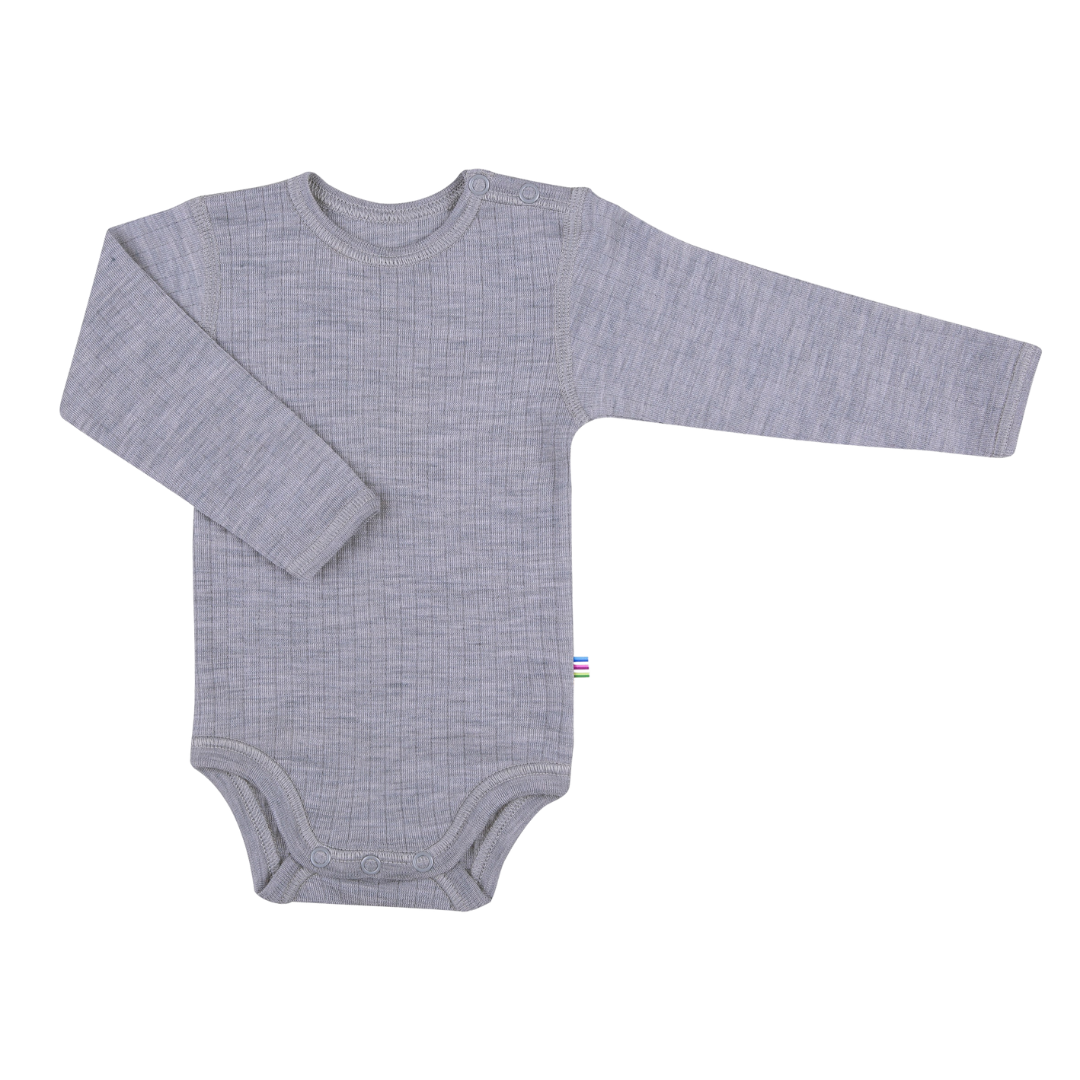 Joha wollen romper - Light Grey Melange