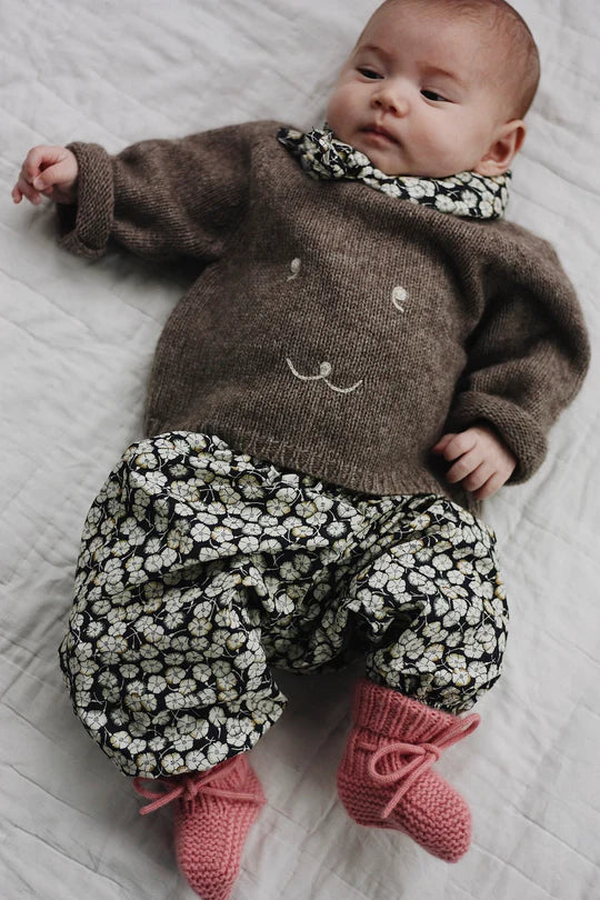 Lalaby Pixie Baumwoll-Babyhose – Schneeblume