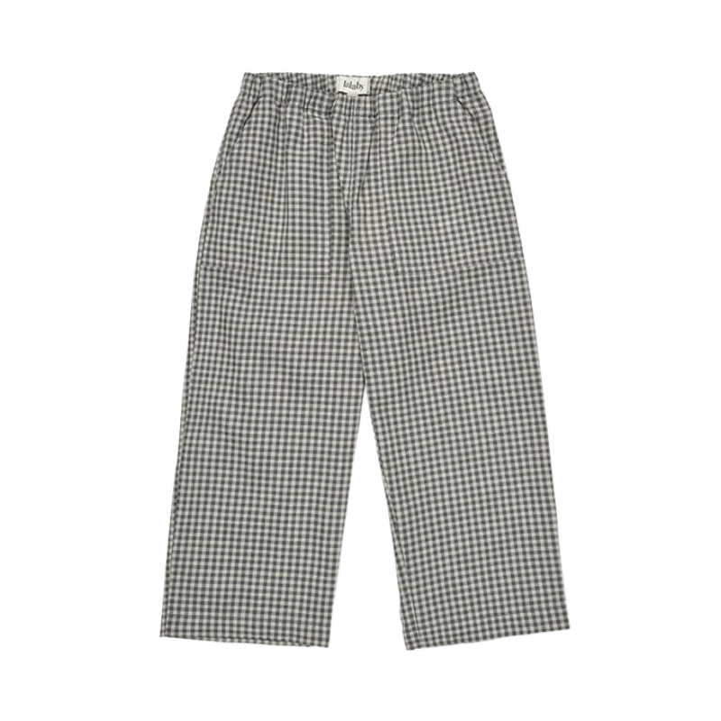 Lalaby cotton pants Axel โ Forest Check