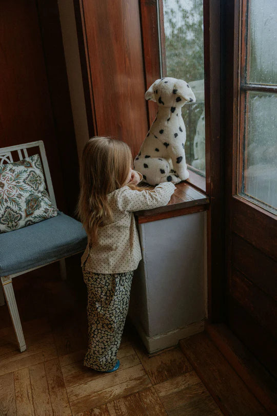 Lalaby cotton pants Frankie โ Brown dot
